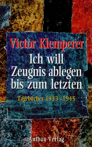 Book cover for Ich Will Zeugnis Ablegen Bis