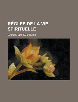 Book cover for Regles de La Vie Spirituelle