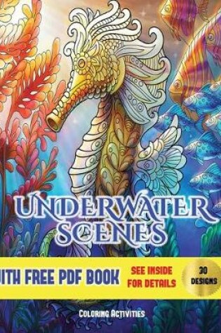 Cover of Underwater Scenes Coloring Activities