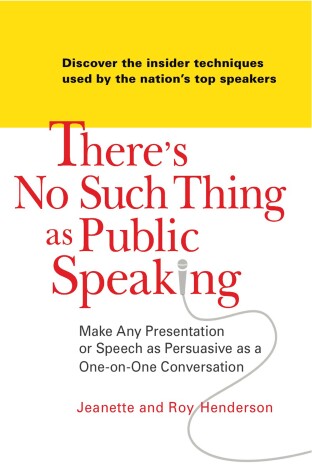 Book cover for There's No Such Thing as Public Speaking