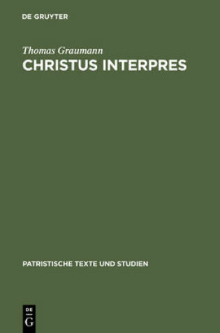 Cover of Christus Interpres