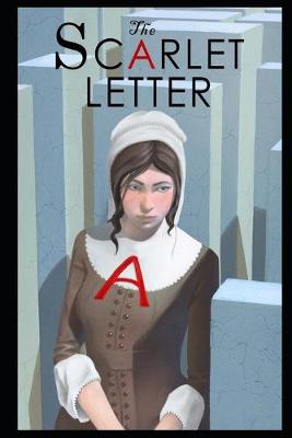 Book cover for The Scarlet Letter By Nathaniel Hawthorne Annotated Literary Novel