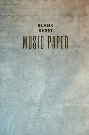 Cover of Blank Sheet Music Paper