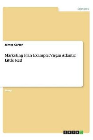 Cover of Marketing Plan Example