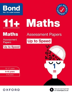 Book cover for Bond 11+: Bond 11+ Maths Up to Speed Assessment Papers with Answer Support 9-10 Years