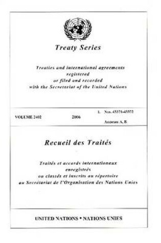 Cover of Treaty Series 2402 I