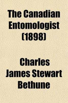 Book cover for The Canadian Entomologist (1898)