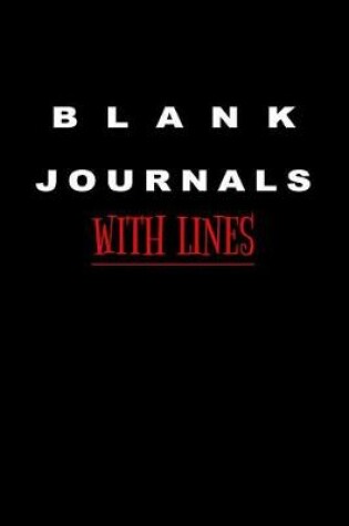 Cover of Blank Journals With Lines