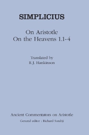 Cover of On Aristotle "On the Heavens 1.1-4"