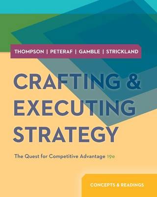 Book cover for Crafting & Executing Strategy: Concepts and Readings W/ Connect