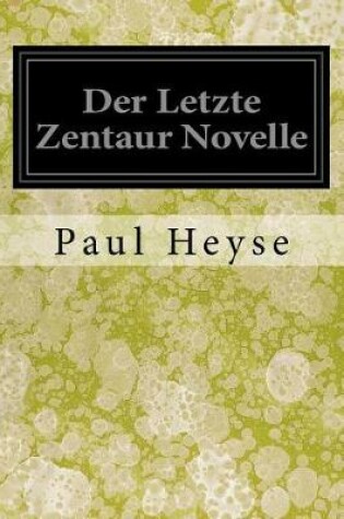 Cover of Der Letzte Zentaur Novelle