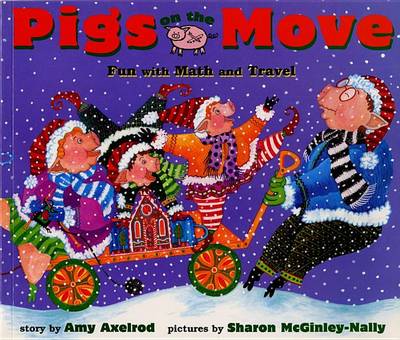 Book cover for Pigs on the Move: Fun with Math and Travel