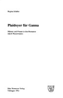 Cover of Plaidoyer F r Ganna