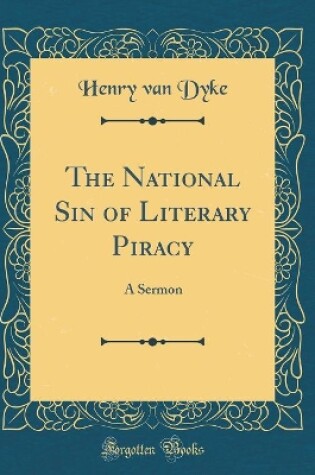 Cover of The National Sin of Literary Piracy