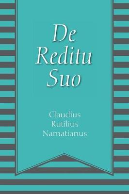 Book cover for De Reditu Suo