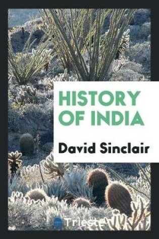 Cover of History of India