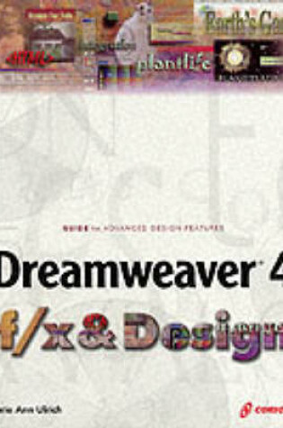 Cover of Dreamweaver 4 f/x & Design