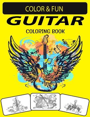 Book cover for Guitar Coloring Book