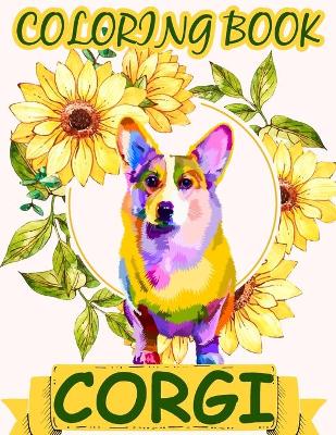 Book cover for Coloring Book Corgi