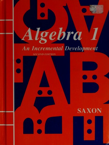 Book cover for Algebra 1