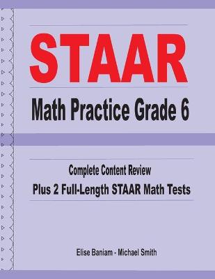 Book cover for STAAR Math Practice Grade 6