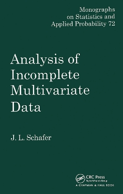 Cover of Analysis of Incomplete Multivariate Data