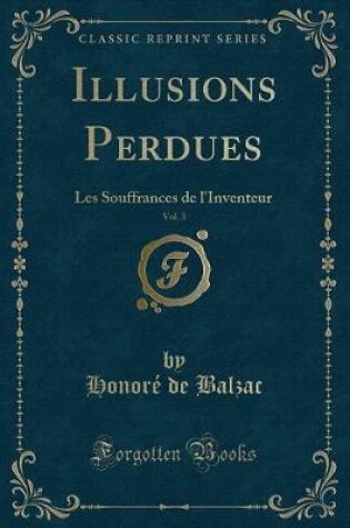 Cover of Illusions Perdues, Vol. 3