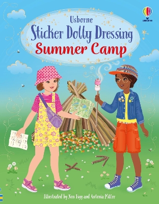 Book cover for Sticker Dolly Dressing Summer Camp