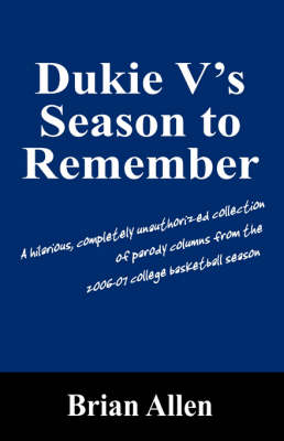 Book cover for Dukie V's Season to Remember