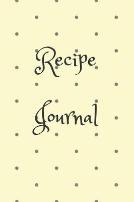 Book cover for Recipe Journal, for Food Lovers