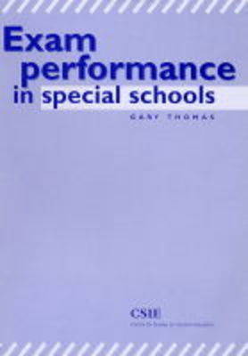 Book cover for Exam Performance in Special Schools
