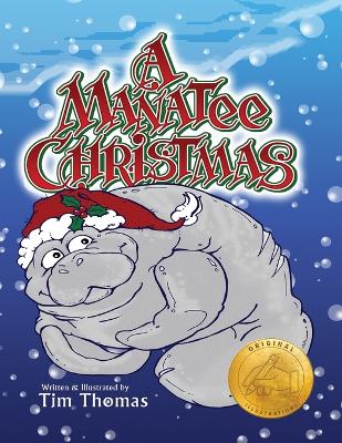 Book cover for A Manatee Christmas