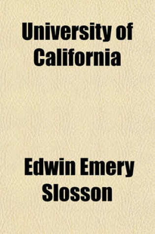 Cover of University of California