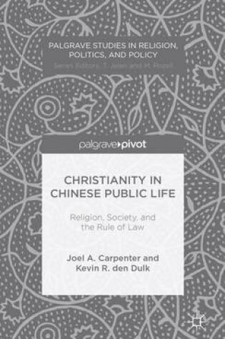 Cover of Christianity in Chinese Public Life