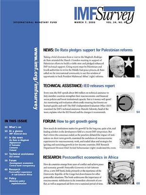 Book cover for IMF Survey No.4, 2005