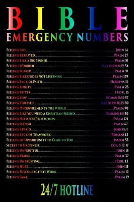 Book cover for Bible Emergency Numbers 24/7 Hotline