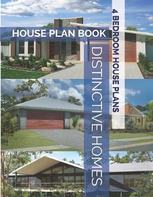 Book cover for Distinctive Homes House Plan Book - 4 Bedroom House Plans