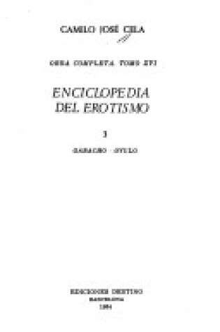 Cover of Enciclopedia del Erotismo 3 - O.C. Tomo 16