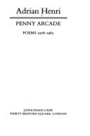 Cover of Penny Arcade