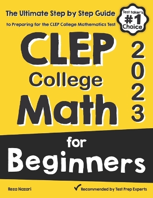 Book cover for CLEP College Math for Beginners