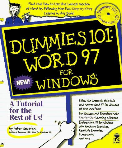 Book cover for Word 97 for Windows