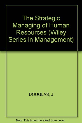 Book cover for The Strategic Managing of Human Resources
