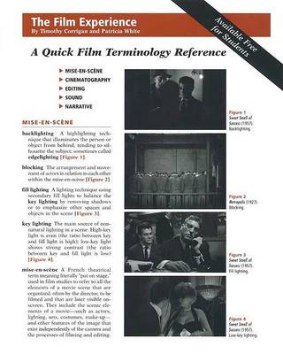 Book cover for A Quick Film Terminology Reference Card