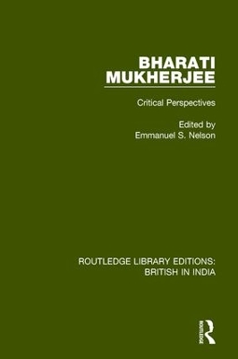 Book cover for Bharati Mukherjee