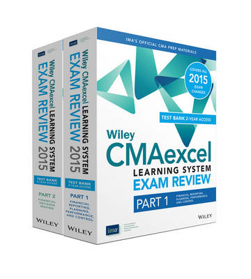 Book cover for Wiley CMAexcel Learning System Exam Review 2015 + Test Bank