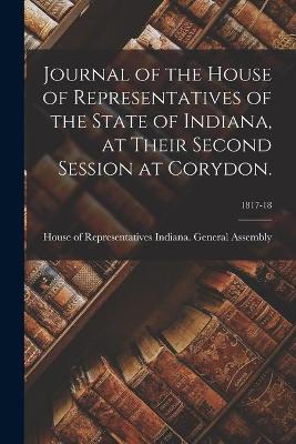 Cover of Journal of the House of Representatives of the State of Indiana, at Their Second Session at Corydon.; 1817-18