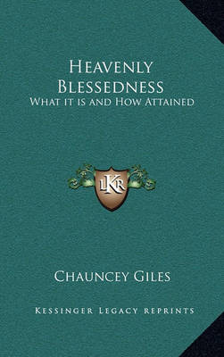 Book cover for Heavenly Blessedness