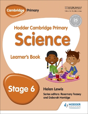 Book cover for Hodder Cambridge Primary Science Learner's book 6