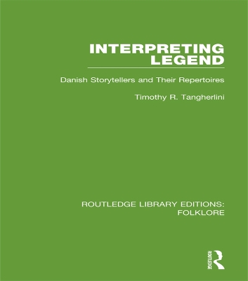 Cover of Interpreting Legend (RLE Folklore)