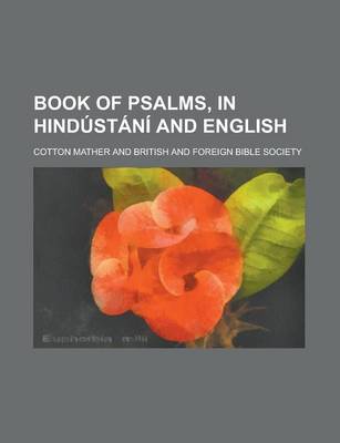 Book cover for Book of Psalms, in Hindustani and English